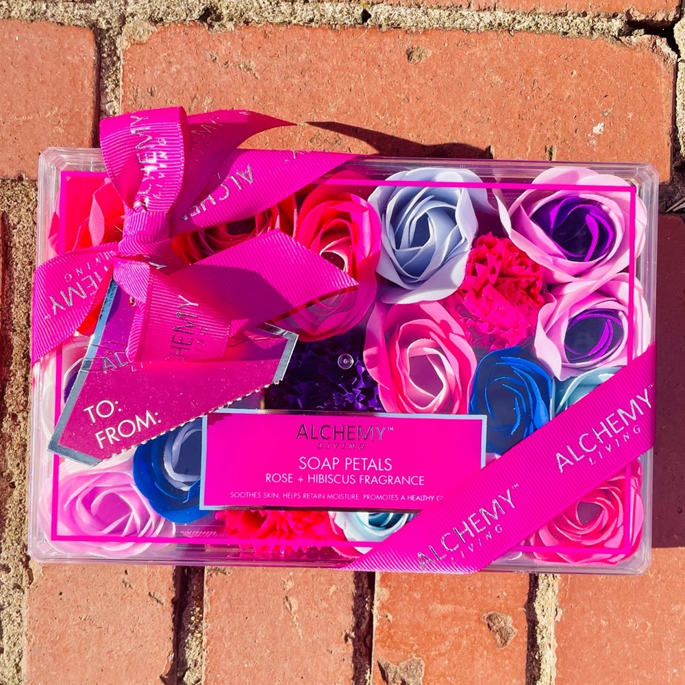 Alchemy Living Soap Petals Rose & Hibiscus Fragrance NWT